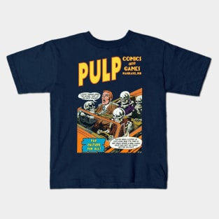 Pulp Driving Skeletons Kids T-Shirt